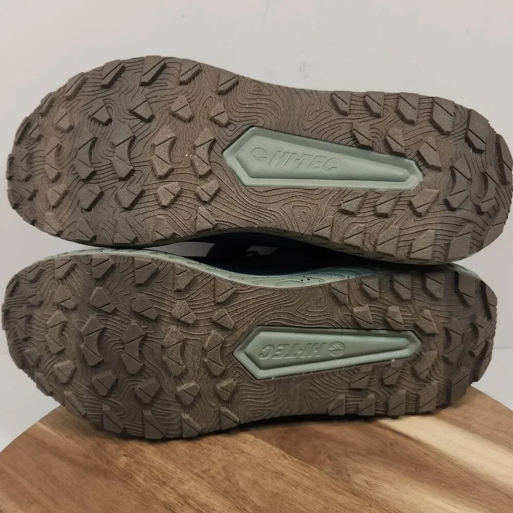 Hi-Tec Catalina Trail Men's Waterproof Running Shoes Size 11 Blue Gray